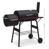 Wallaroo 2-in-1 Outdoor Barbecue Grill & Offset Smoker - Extra Image