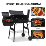 Wallaroo 2-in-1 Outdoor Barbecue Grill & Offset Smoker - Extra Image