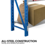 Centurion 2 Layers Work Bench 2m 400kg - Grey Blue - Top-Down View