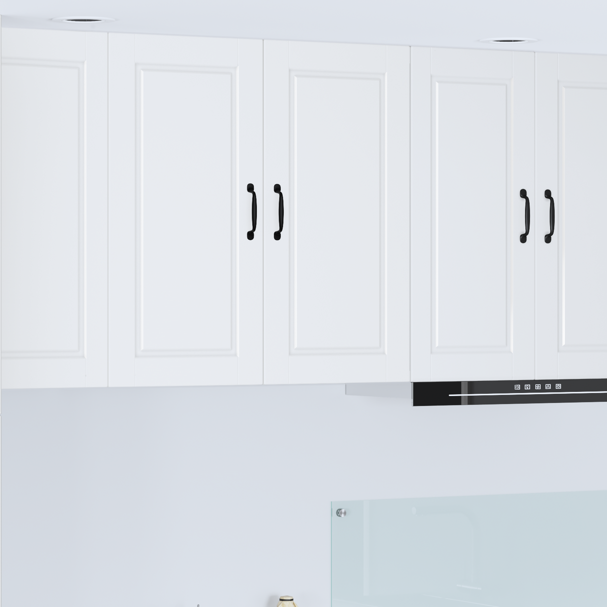Wall Cabinet PORTO White 80 x 31 x 80 cm Engineered Wood