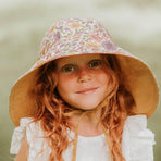 Bedhead Girls Wide- Brimmed Sun Bonnet Hat- Matilda/Maize S-2006733476765765638