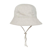 Bedhead Heritage Reversible Bucket Hat-Florence/Flax S - Front View