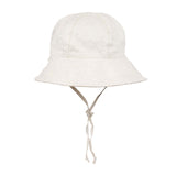 Bedhead Heritage Reversible Bucket Hat-Frances/Flax S - Side View