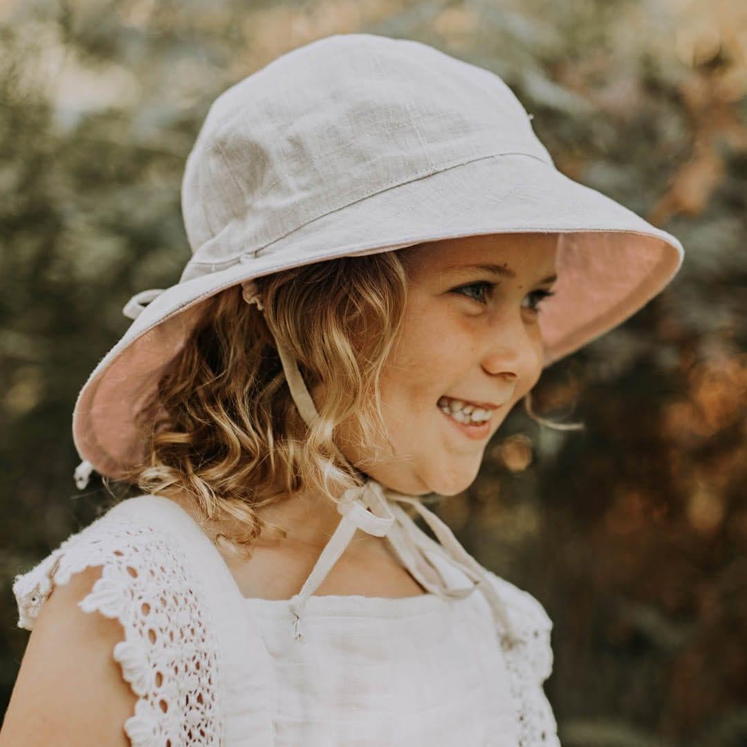 Bedhead Heritage Reversible Bucket Hat-Frances/Flax S-1954803159000027142