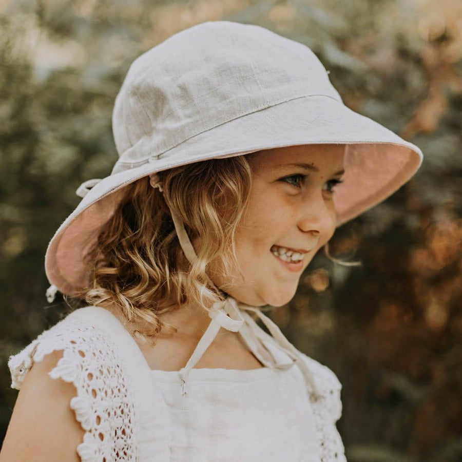 Bedhead Heritage Reversible Bucket Hat-Frances/Flax S-2006733479211044870