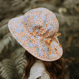 Bedhead Heritage Reversible Bucket Hat-Mabel/Maize S - 45-Degree Angle