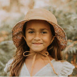 Bedhead Heritage Reversible Bucket Hat-Mabel/Maize S - Rear View