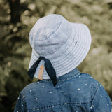 Bedhead Heritage Reversible Explorer Hat- Charlie/Indigo S - Rear View