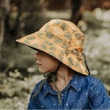 Bedhead Heritage Reversible Explorer Hat- Oakley/Olive S - Side View