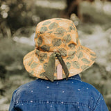 Bedhead Heritage Reversible Explorer Hat- Oakley/Olive S - Top-Down View