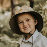 Bedhead Heritage Reversible Explorer Hat- Otis/Olive S - 45-Degree Angle