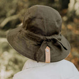 Bedhead Heritage Reversible Explorer Hat- Otis/Olive S - Low Angle