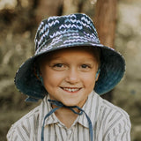 Bedhead Heritage Reversible Explorer Hat- Scout/Steele S - Rear View