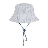 Bedhead Heritage Reversible Explorer Hat- Sprig/Steele S - Close-Up Angle