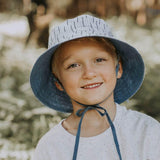 Bedhead Heritage Reversible Explorer Hat- Sprig/Steele S - Top-Down View