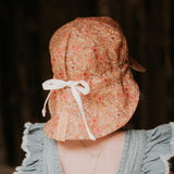 Bedhead Heritage Reversible Legionnaire Hat- Alice/Flax S - 45-Degree Angle