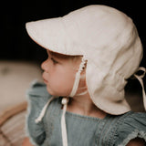 Bedhead Heritage Reversible Legionnaire Hat- Alice/Flax S - Rear View