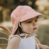 Bedhead Heritage Reversible Legionnaire Hat- Frances/Flax S - Top-Down View