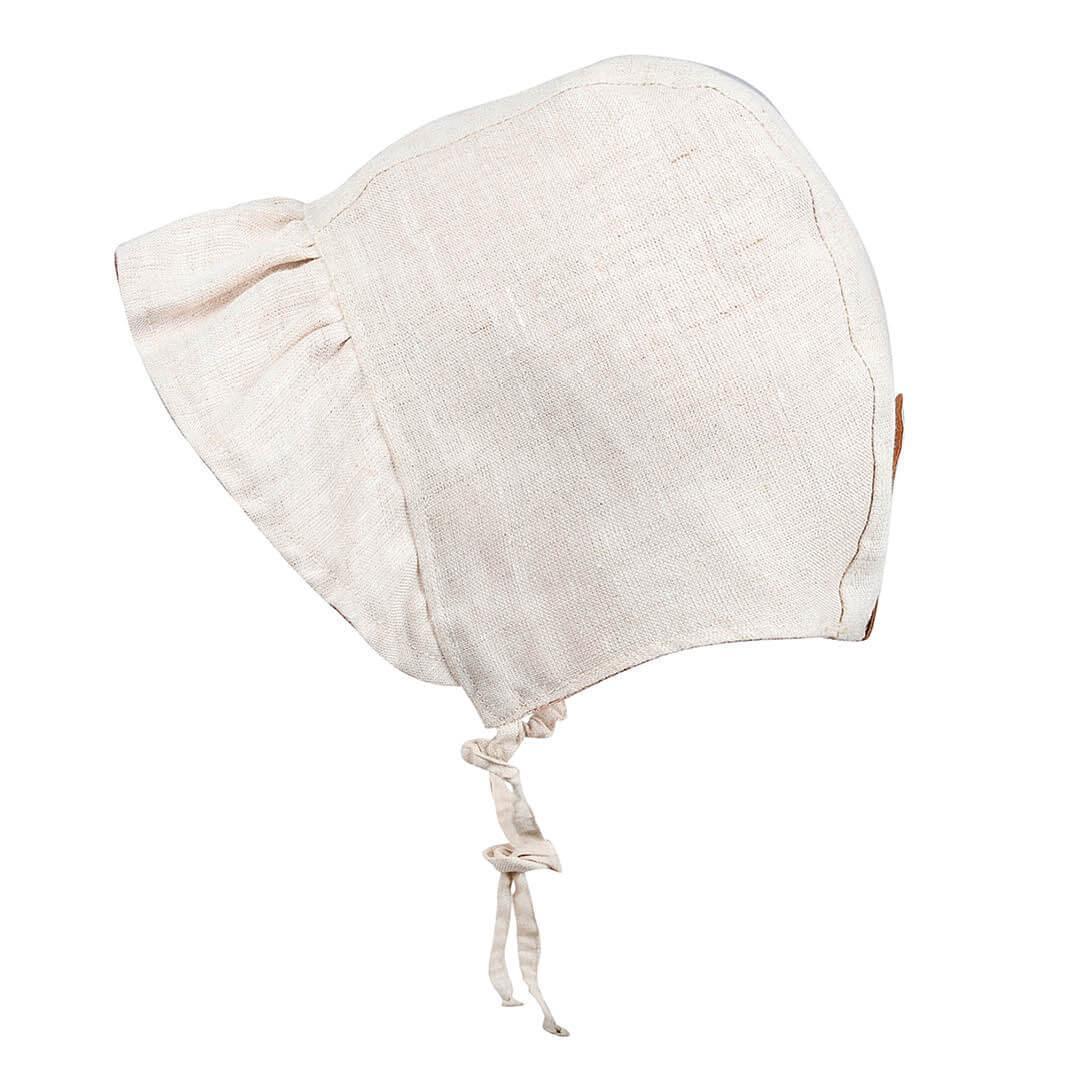 Bedhead Heritage Reversible Ruffle Bonnet Hat-Freya/Flax M-1954803156827377667