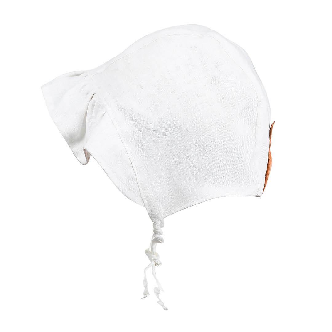 Bedhead Heritage Reversible Ruffle Bonnet Hat-Willow/Blanc M-2006733476937732098
