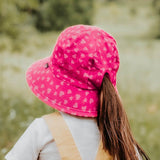 Bedhead Ponytail Bucket Hat - Hearts L - Rear View
