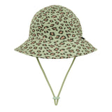 Bedhead Ponytail Bucket Hat - Leopard L - Top-Down View