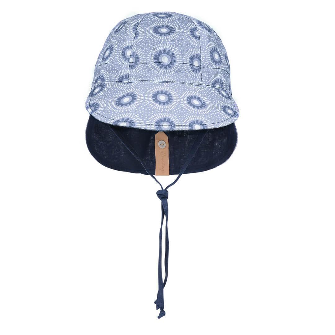 Bedhead Reversible Baby Flap Sun Hat-Norman/Indigo XS-2006733320423084033