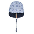 Bedhead Reversible Baby Flap Sun Hat-Norman/Indigo S-1954803160044408833