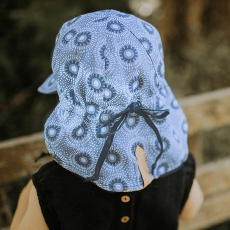 Bedhead Reversible Baby Flap Sun Hat-Norman/Indigo S-1954803160044408835