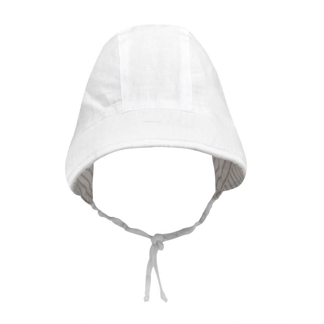 Bedhead Reversible Bonnet Hat- Finley/Blanc M-1954803159696281603