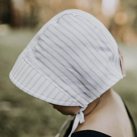 Bedhead Reversible Bonnet Hat- Finley/Blanc M-1954803159696281607