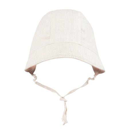 Bedhead Reversible Bonnet Hat- Frances/Flax S-1954803159520120836