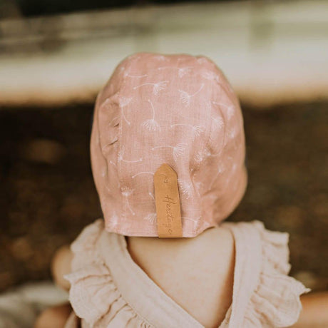 Bedhead Reversible Bonnet Hat- Frances/Flax S-1954803159520120840