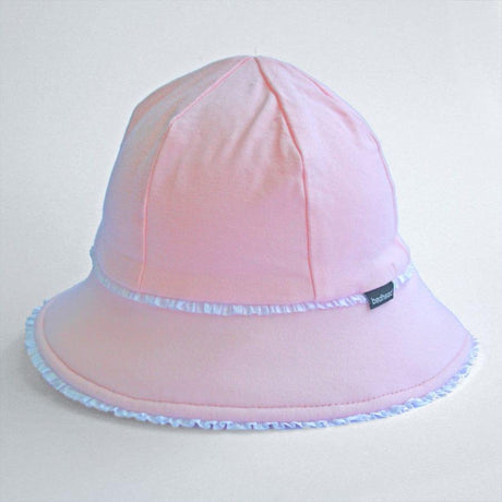 Bedhead Toddler Bucket Hat - Blush Ruffle Trim M-2006733325271699456