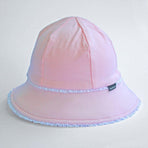 Bedhead Toddler Bucket Hat - Blush Ruffle Trim M-2006733325271699456
