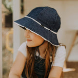 Bedhead Toddler Bucket Hat - Denim Ruffle Trim S-2006733325644992514