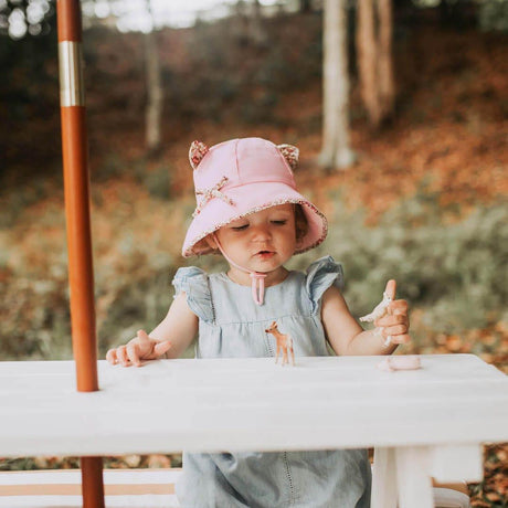 Bedhead Toddler Bucket Hat - Kitty Blush XS-1954803161780850693