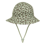 Bedhead Toddler Bucket Hat - Leopard XS - 45-Degree Angle