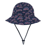 Bedhead Toddler Bucket Hat - Rainbow XS - 45-Degree Angle