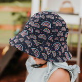 Bedhead Toddler Bucket Hat - Rainbow XS - Side View
