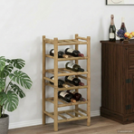 Wine Rack Bamboo Natural