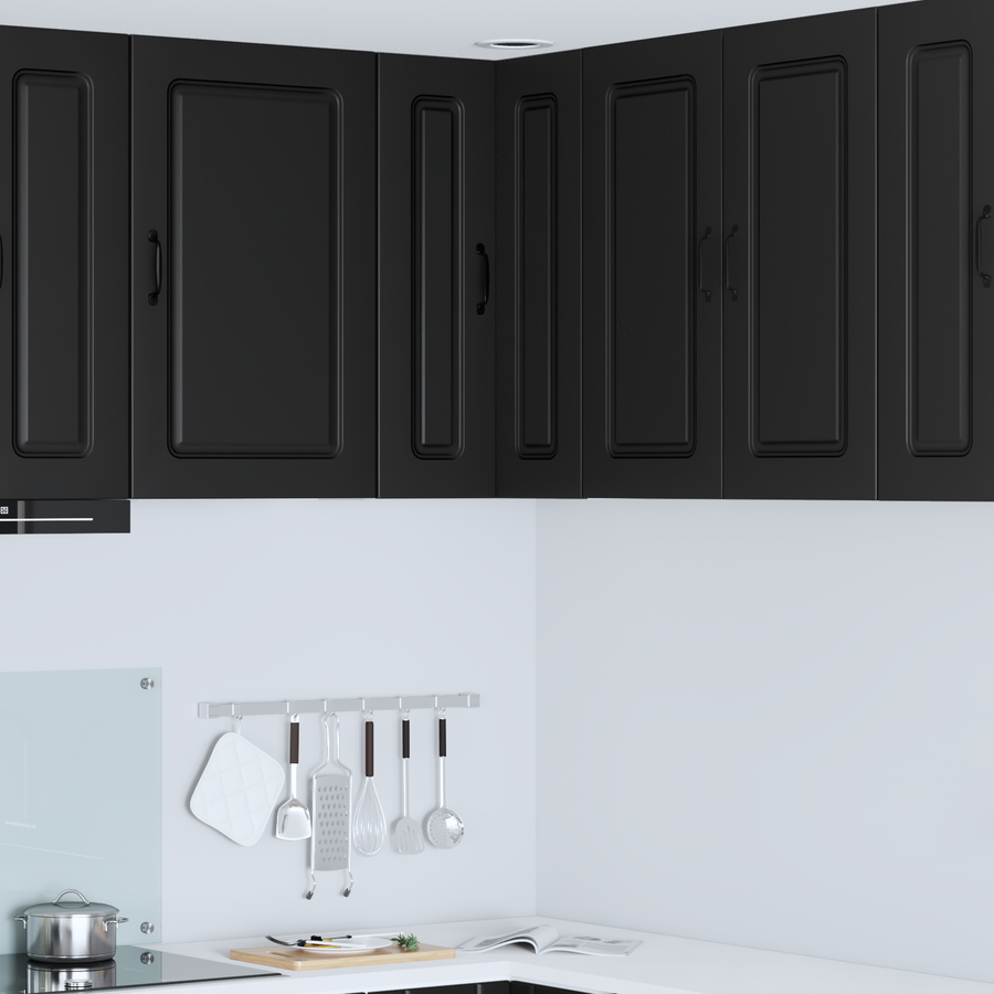 Dishwasher Panel Kalmar Black 57 x 57 x 80 cm Engineered Wood
