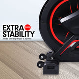 Powertrain RX-900 Exercise Spin Bike Cardio Cycling - Red - Extra Image