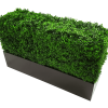 Black Metal Planter Small - Top-Down View