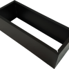 Black Metal Planter Small - 45-Degree Angle
