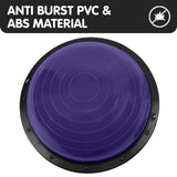 Powertrain Fitness Yoga Ball Home Gym Workout Balance Trainer - Purple