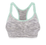 Bravado Seamless Rhythm Nursing Bra White Grey Spacedye M - Side View