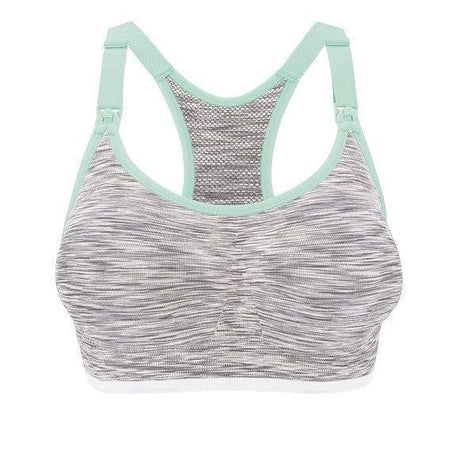 Bravado Seamless Rhythm Nursing Bra White Grey Spacedye M-1954803150854688768
