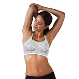 Bravado Seamless Rhythm Nursing Bra White Grey Spacedye L