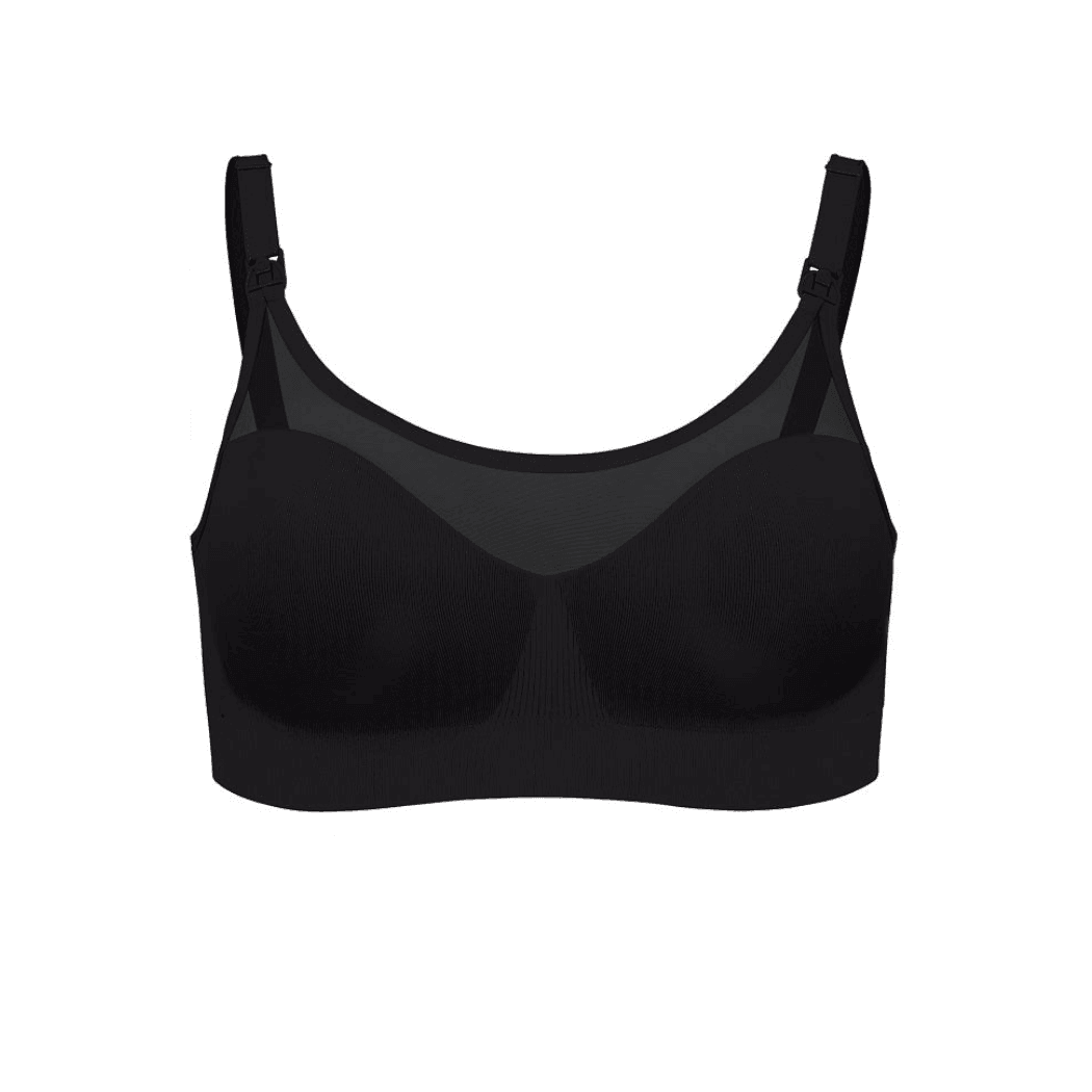 Bravado Silk Seamless Sheer Nursing Bra Black S-1954803150523338752